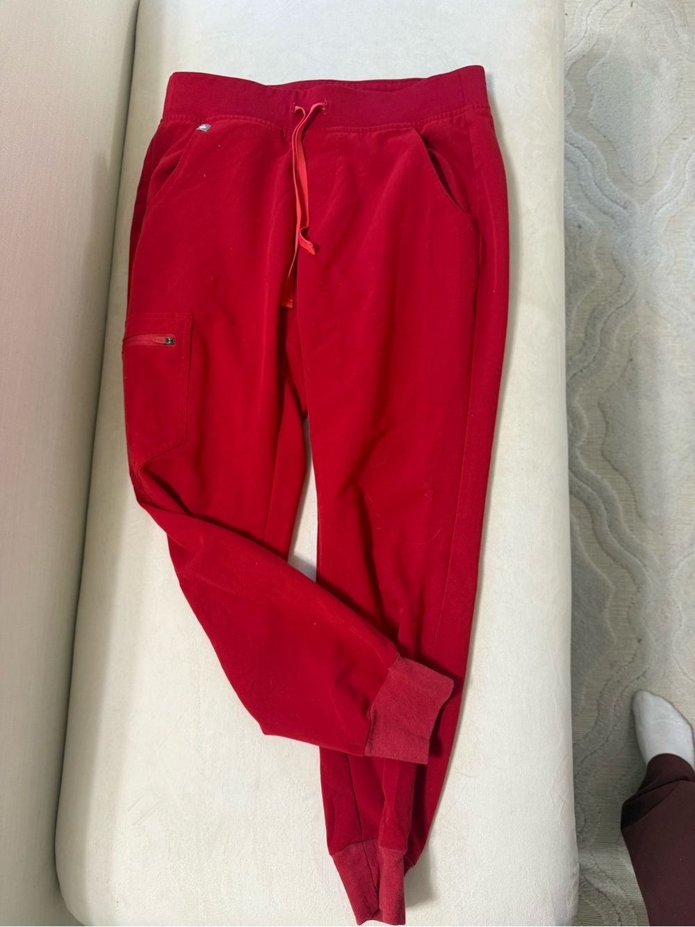 Figs Red Jogger Scrubs